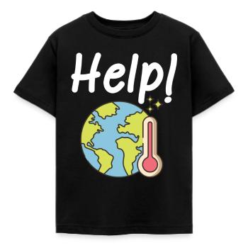 Changement climatique Protection du climat - T-shirt Enfant - noir - Devant - AI Model Kid Female (0cm)