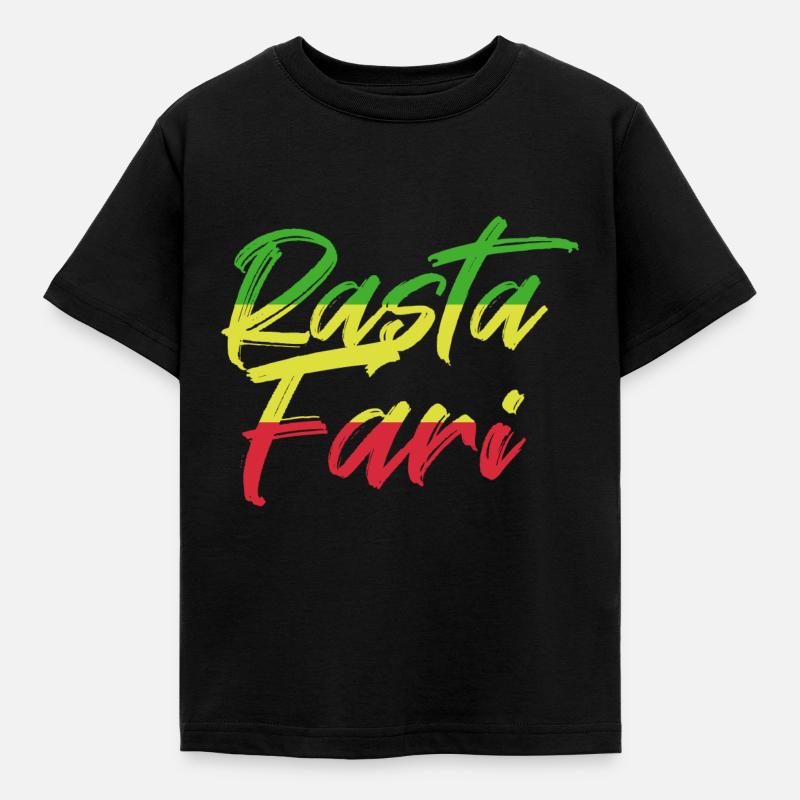 reggae - Kids' T-Shirt - black