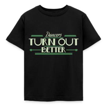 Les danseurs se révèlent meilleurs danseurs Danseurs Danseurs Nouveau - T-shirt Enfant - noir - Devant - AI Model Kid Female (0cm)
