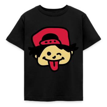 Naughty Boy 3 - Kids' T-Shirt - black - Front - AI Model Kid Female (0cm)