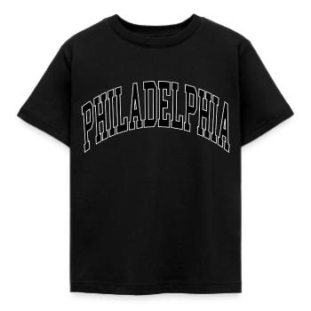 Philadelphie - T-shirt Enfant - noir - Devant - AI Model Kid Female (0cm)
