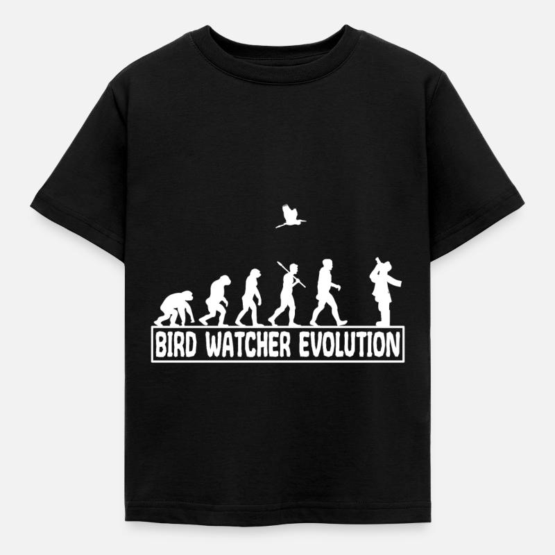 Ornithologie Oiseaux chanteurs observer évolution - T-shirt Enfant - noir