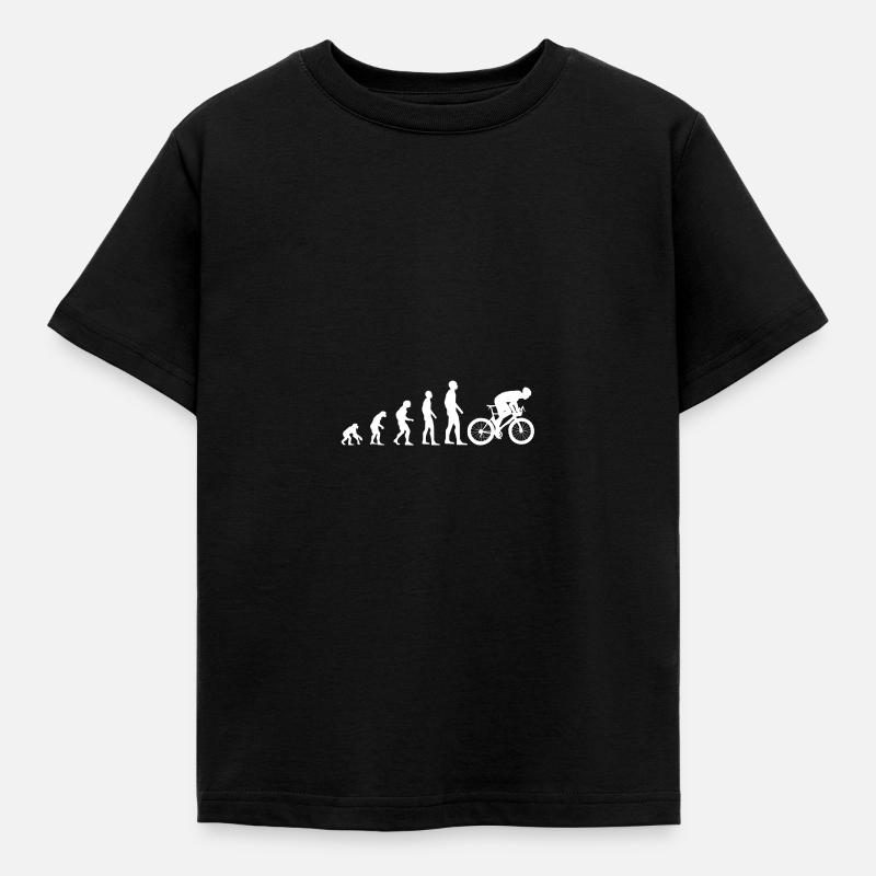 Cyclistes Evolution - T-shirt Enfant - noir