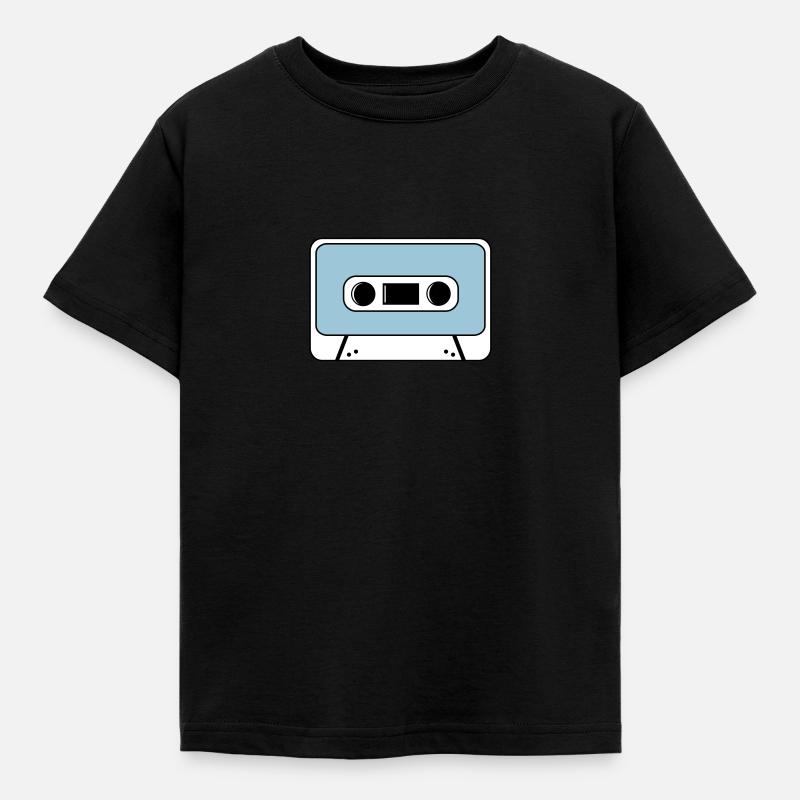cassette - Kids' T-Shirt - black