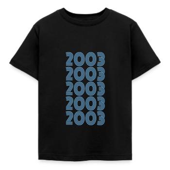 Sportart 2003 - Kinder T-Shirt - Schwarz - Vorne - AI Model Kid Female (0cm)