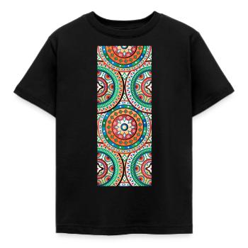 wax fashion - Kids' T-Shirt - black - Front - AI Model Kid Female (0cm)