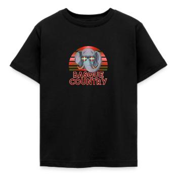 Pays basque - T-shirt Enfant - noir - Devant - AI Model Kid Female (0cm)