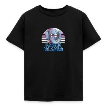 Färöer Inseln - Kinder T-Shirt - Schwarz - Vorne - AI Model Kid Female (0cm)