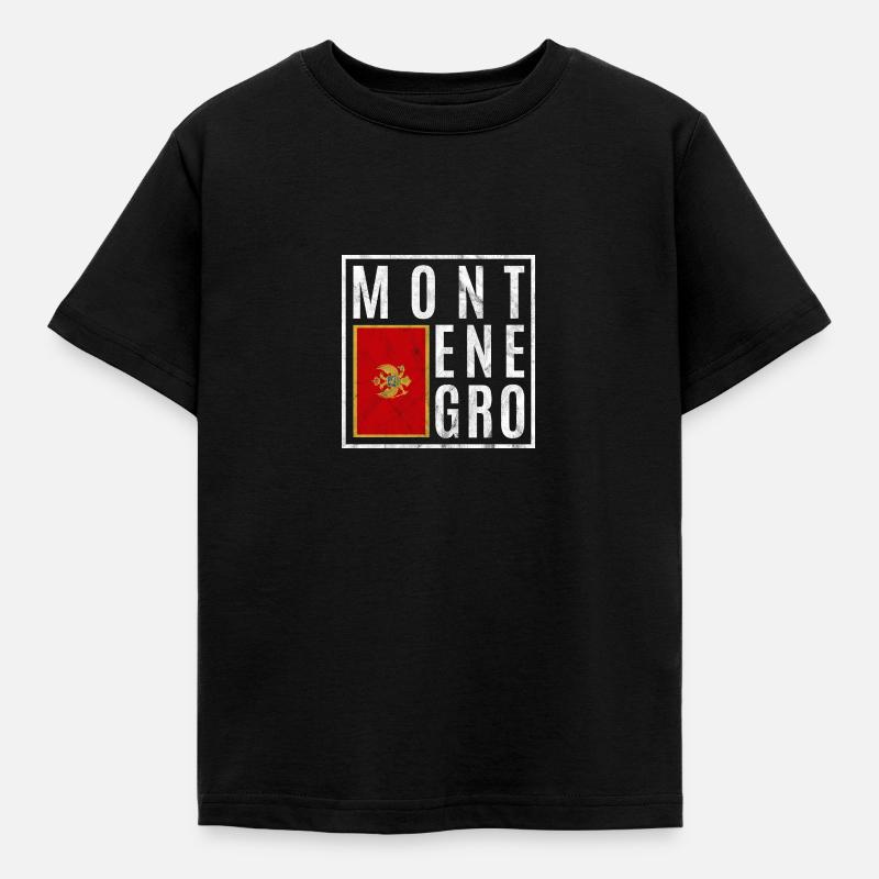 Monténégro - T-shirt Enfant - noir