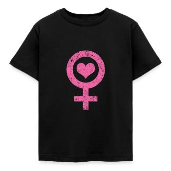 Venus Love - Kinder T-Shirt - Schwarz - Vorne - AI Model Kid Female (0cm)