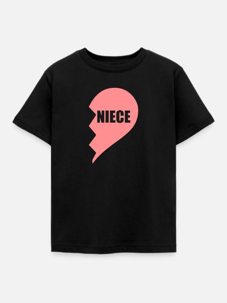 Nichte - Kinder T-Shirt - Schwarz