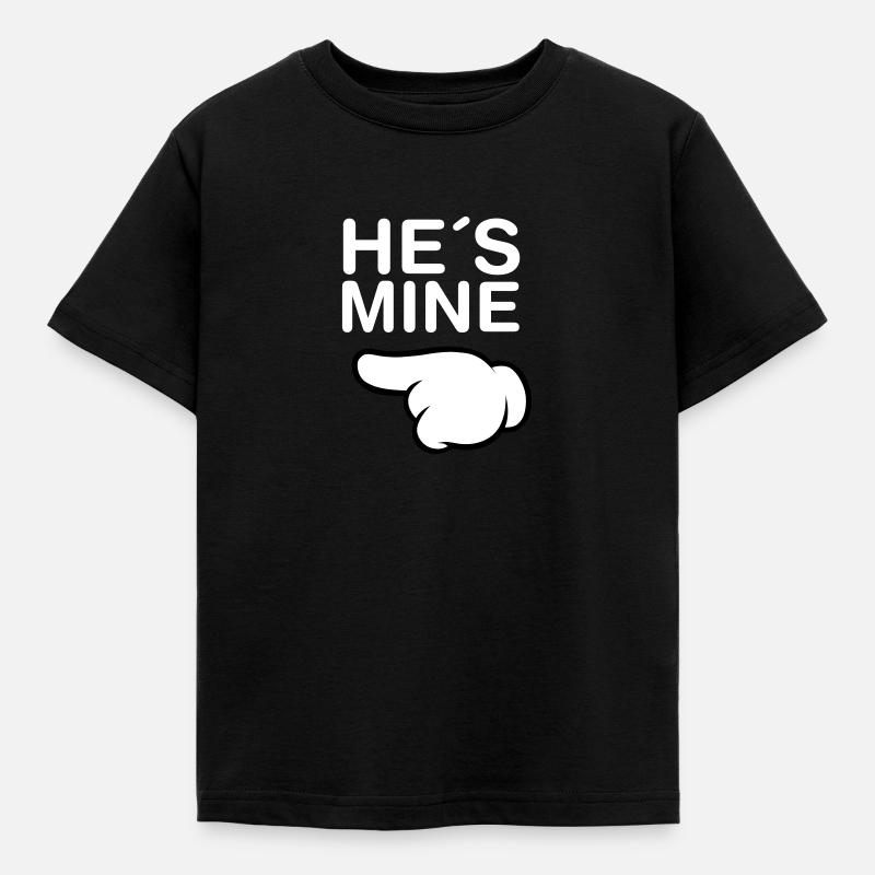 He´s Mine (Comic Hand) - Kinder T-Shirt - Schwarz