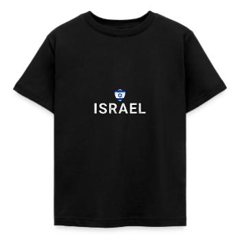 Israel - Kinder T-Shirt - Schwarz - Vorne - AI Model Kid Female (0cm)
