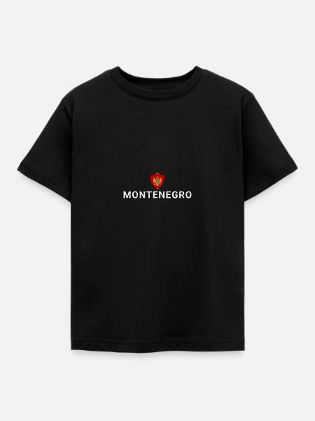 Montenegro - Kinder T-Shirt - Schwarz