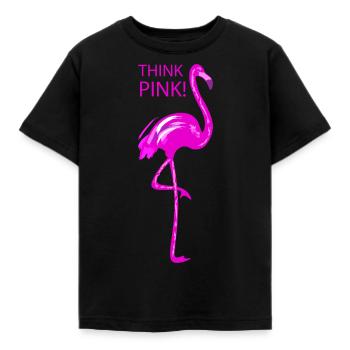 Pensez rose - T-shirt Enfant - noir - Devant - AI Model Kid Female (0cm)