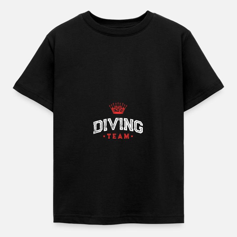 Équipe de plongée - T-shirt Enfant - noir
