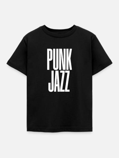 Punk Jazz Bold Typografie - Kinder T-Shirt - Schwarz