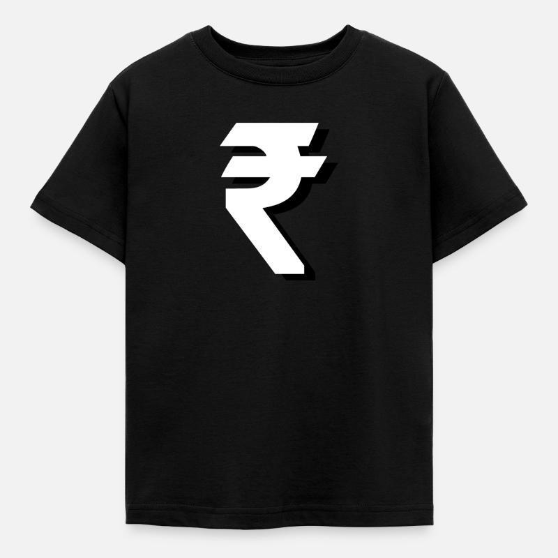 Rupee Domains - Kinder T-Shirt - Schwarz