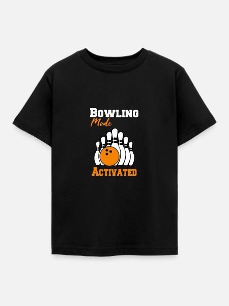 Bowling Bowling Bowling - Kinder T-Shirt - Schwarz