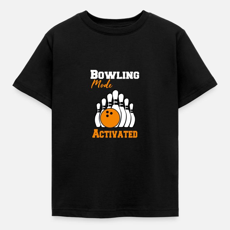 Bowling Bowling Bowling - Kinder T-Shirt - Schwarz