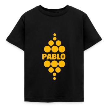 Geschenk für Pablo - Kinder T-Shirt - Schwarz - Vorne - AI Model Kid Female (0cm)