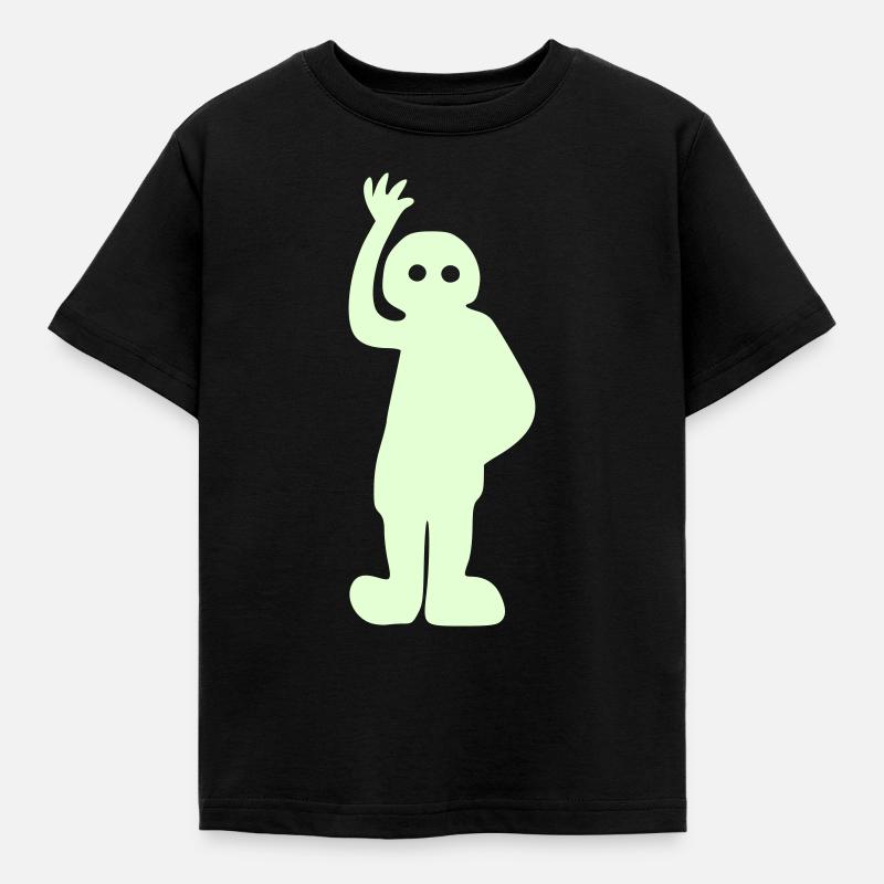 Nazca Astronaut - Kinder T-Shirt - Schwarz