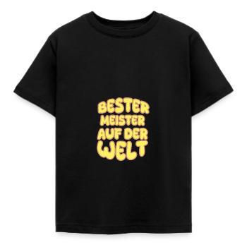 Maître comme vocation - T-shirt Enfant - noir - Devant - AI Model Kid Female (0cm)