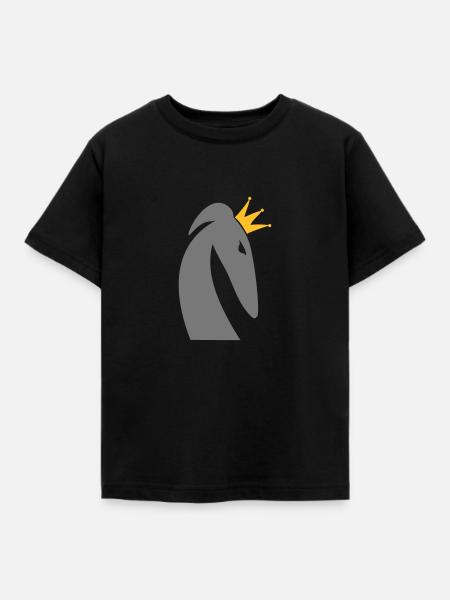 princessin2f - Kinder T-Shirt - Schwarz