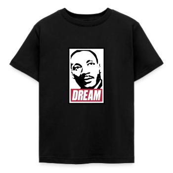 Obey x Dream MLK - T-shirt Enfant - noir - Devant - AI Model Kid Female (0cm)