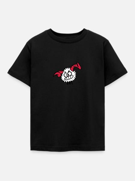 Kugell Widder - Kinder T-Shirt - Schwarz