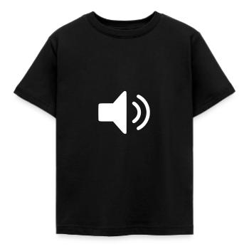 haut-parleur - T-shirt Enfant - noir - Devant - AI Model Kid Female (0cm)