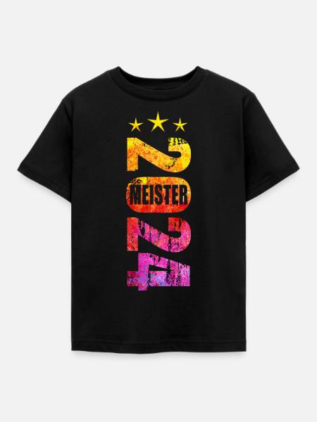 Meister 2024 - Kinder T-Shirt - Schwarz