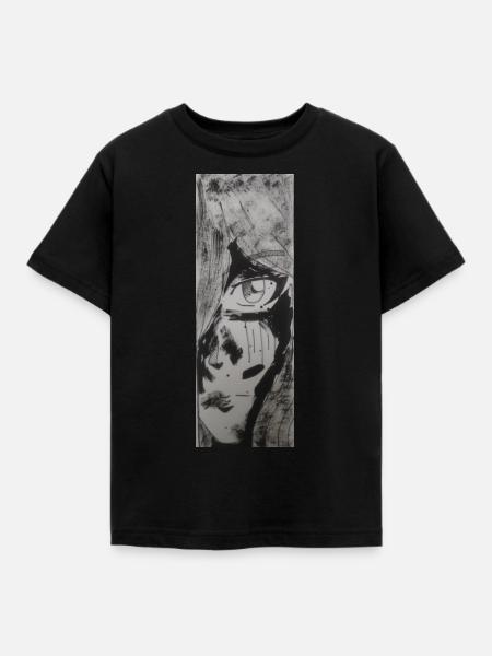 Violets Blick - Kinder T-Shirt - Schwarz