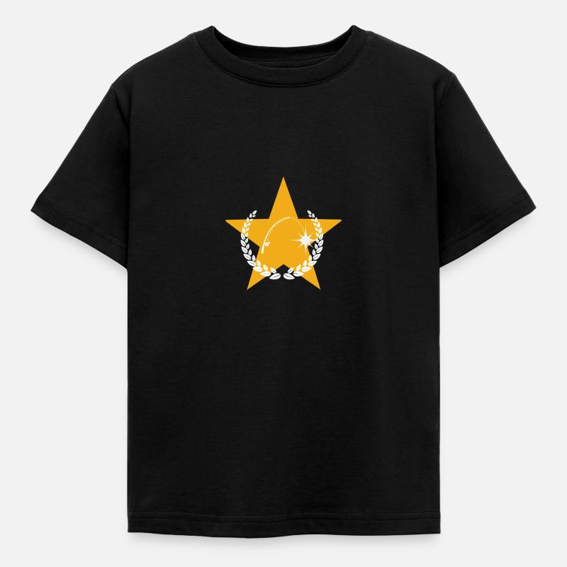 Angler - Kids' T-Shirt - black