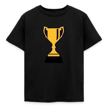 Trophy - Kids' T-Shirt - black - Front - AI Model Kid Female (0cm)