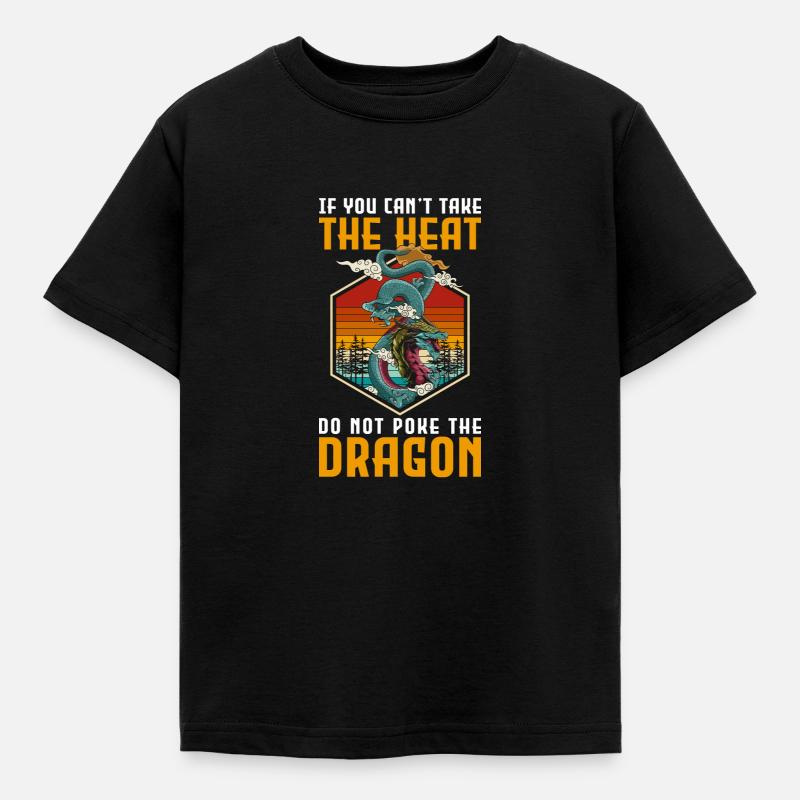 Fantasy Mythical Creature Strength Design - Kids' T-Shirt - black