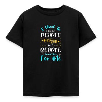Perfect Person Individual Different - Kids' T-Shirt - black - Front - AI Model Kid Female (0cm)