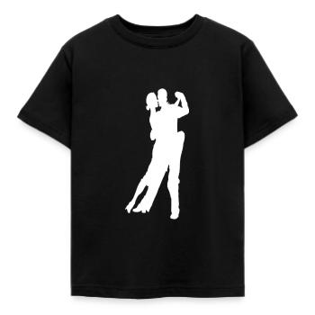Salsa Tango Valse Foxtrot Danse Sport Idée Cadeau - T-shirt Enfant - noir - Devant - AI Model Kid Female (0cm)