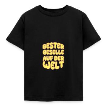 Gift for journeyman - Kids' T-Shirt - black - Front - AI Model Kid Female (0cm)