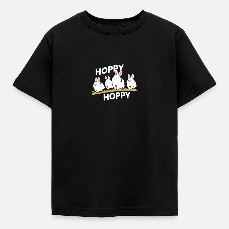 Lapins mignons - T-shirt Enfant - noir