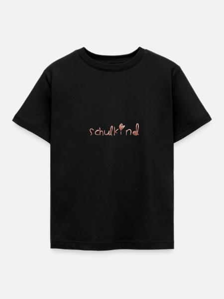 Schulkind - Kinder T-Shirt - Schwarz