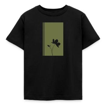 Botanik Blumen Gartenbau - Kinder T-Shirt - Schwarz - Vorne - AI Model Kid Female (0cm)