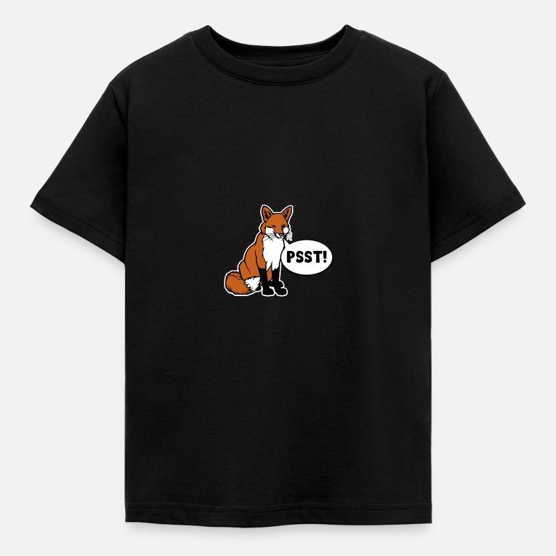 Le chiffon de silence psst ! - T-shirt Enfant - noir