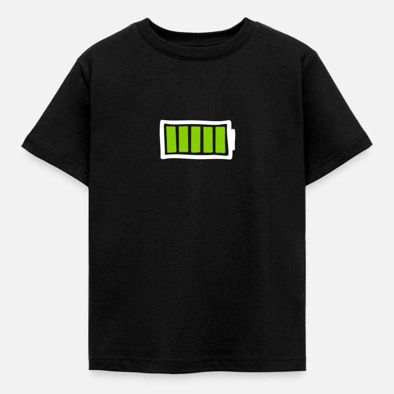 battery - Kids' T-Shirt - black