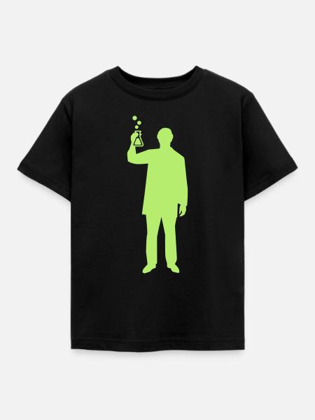 Chemiker - Kinder T-Shirt - Schwarz