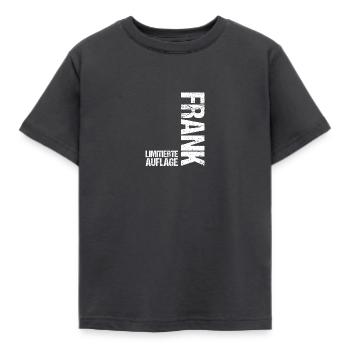 Frank - Kids' T-Shirt - dark grey - Front - AI Model Kid Female (0cm)