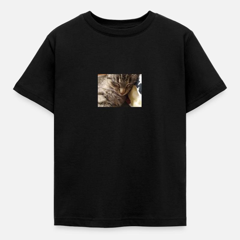 katzen, kätzchen, - Kinder T-Shirt - Schwarz