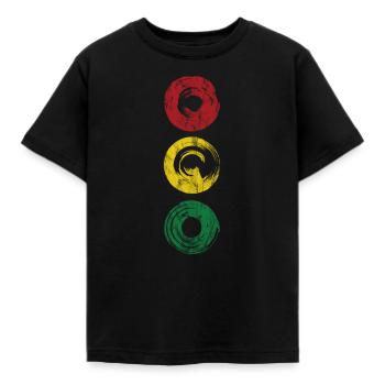 Feu trafic trafic cadeau enfants couleurs voiture colorée - T-shirt Enfant - noir - Devant - AI Model Kid Female (0cm)