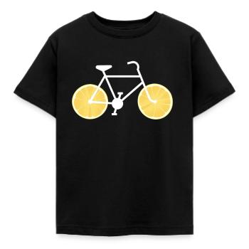 Citron vélo vélo citron vélo cadeau - T-shirt Enfant - noir - Devant - AI Model Kid Female (0cm)