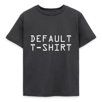 Default T Shirt Standard Shirt Nerd Geek Mode Info - T-shirt Enfant - charbon - Devant - AI Model Kid Female (0cm)
